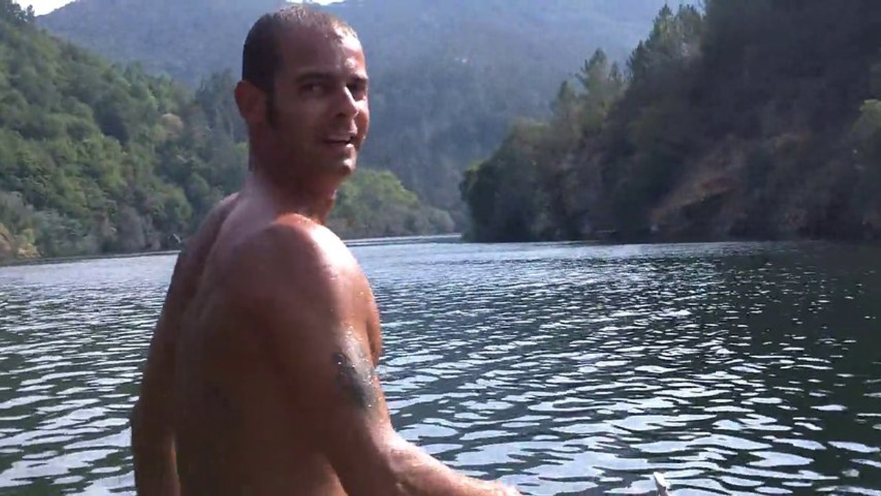 Praia Fluvial na Galícia