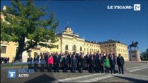 Grande photo de famille au G20 de Saint-Petersbourg