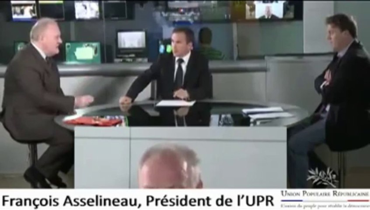 François Asselineau président de l'UPR sur la politique étrangère de la France
