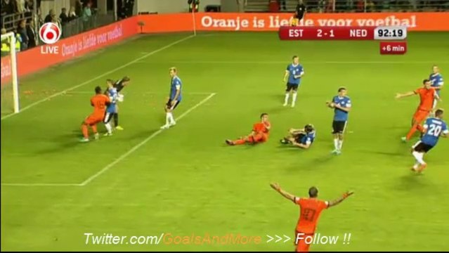 Estonia Holland van Persie