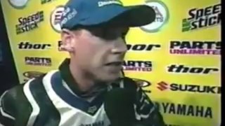 2001 AMA Supercross Championship EA Sports Final Round Las Vegas 125cc LCQ, and 250cc Semis