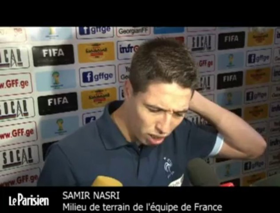 Géorgie - France. Nasri : « Peut-être un peu de suffisance... »