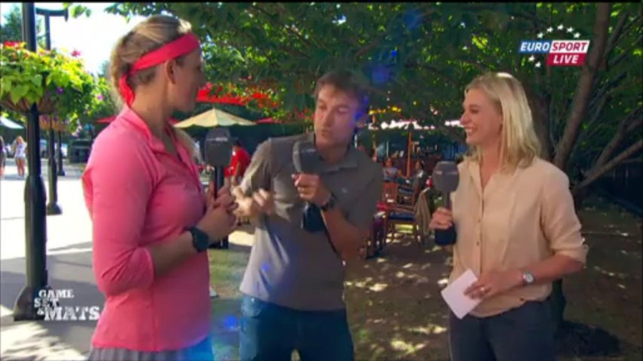 Amerika acik Game set & Mats interview Azarenka Dailymotion Video