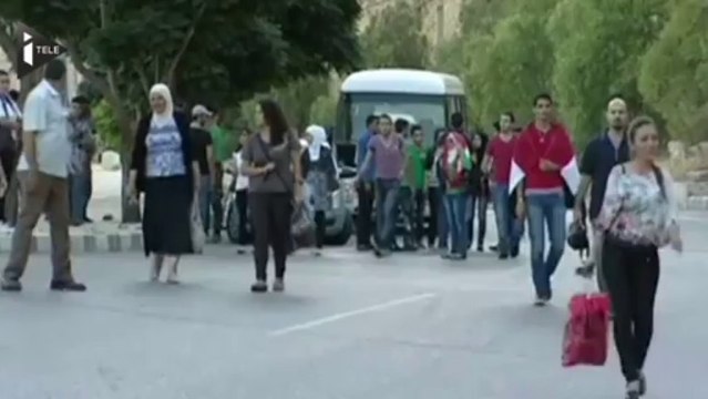 Des Syriens boucliers humains