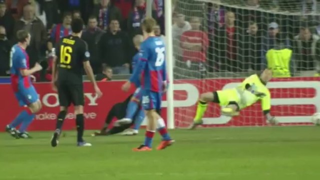 Viktoria Pilzno - FC Barcelona 0:4 (1.11.2011) Liga Mistrzów - faza grupowa, 4. kolejka