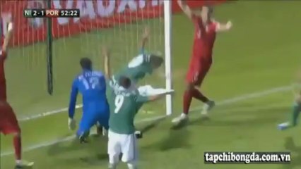 Northern Ireland 2-4 Portugal  (all goals - highlights - HD)