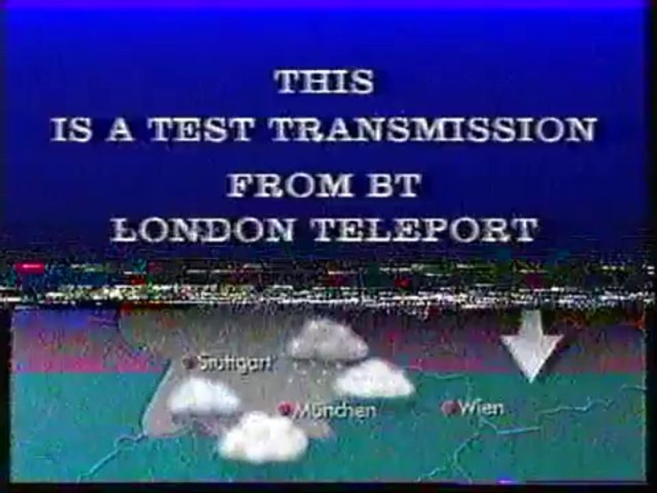 Astra 1B Satellite 19E. 1st day transmission tests 15 April
