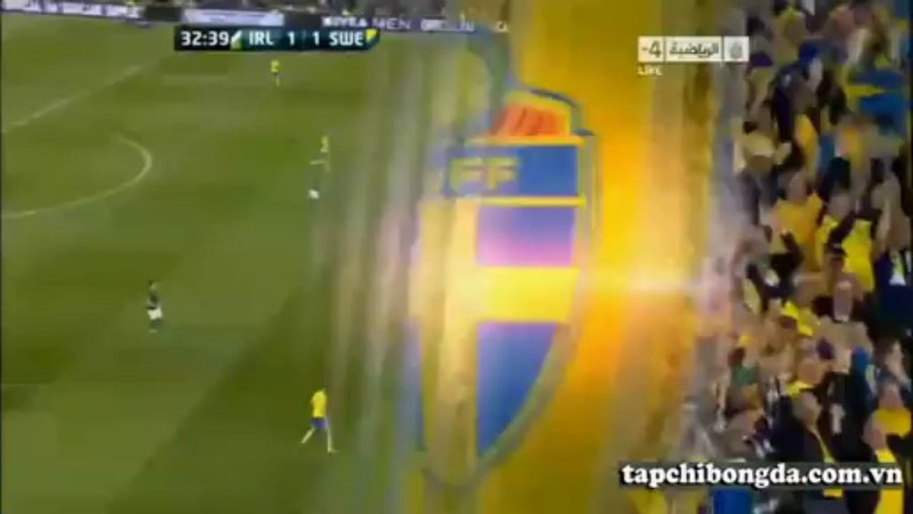 Republic of Ireland 1-2 Sweden (all goals- highlights - HD