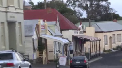AUSTRALIE-Tasmanie: Le village historique de Stanley.