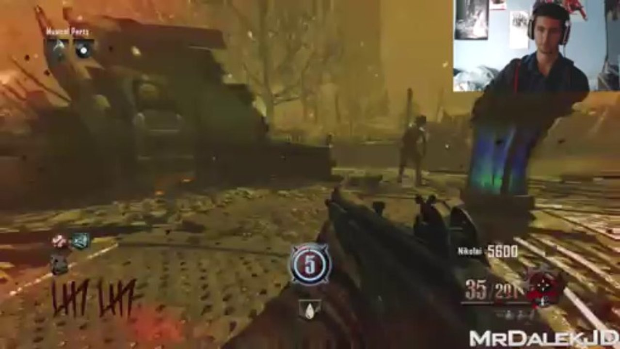 Black Ops 2 "ZOMBIES" - LIVE "ORIGINS" w/Dalek & Facecam! #2 - (Origins Zombies Apocalypse DLC)