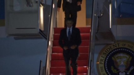Obama arrives in the U.S., plans to lobby for support on Syria