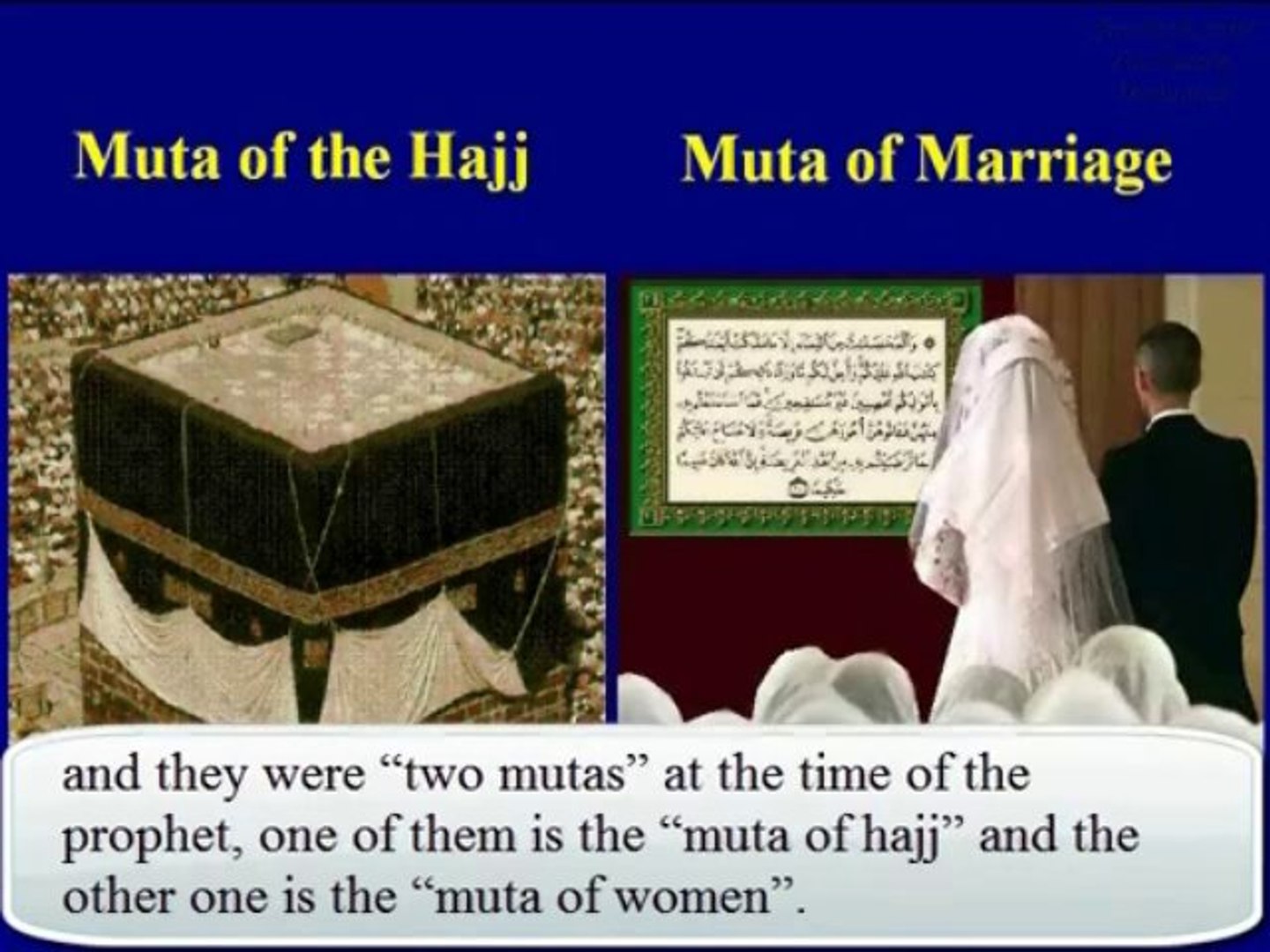 In shia mutah Quranic evidences