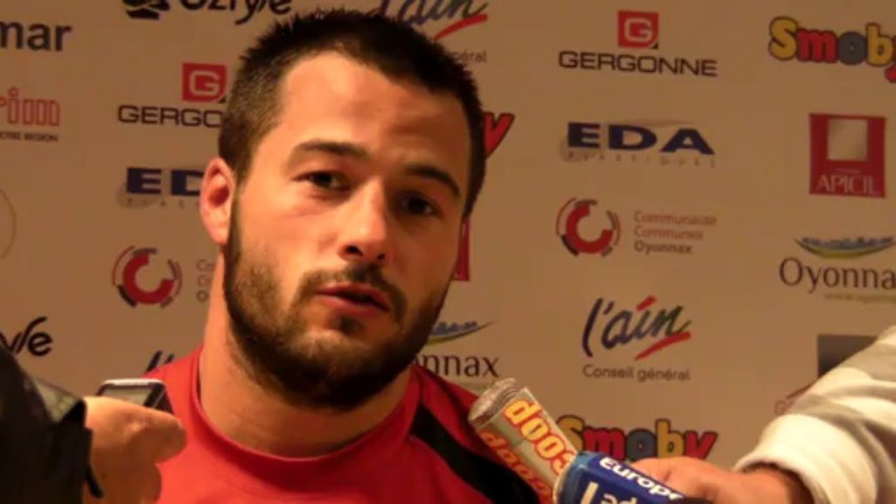 Rugby Top 14 - Pierre Aguillon réagit après Oyonnax - Castres