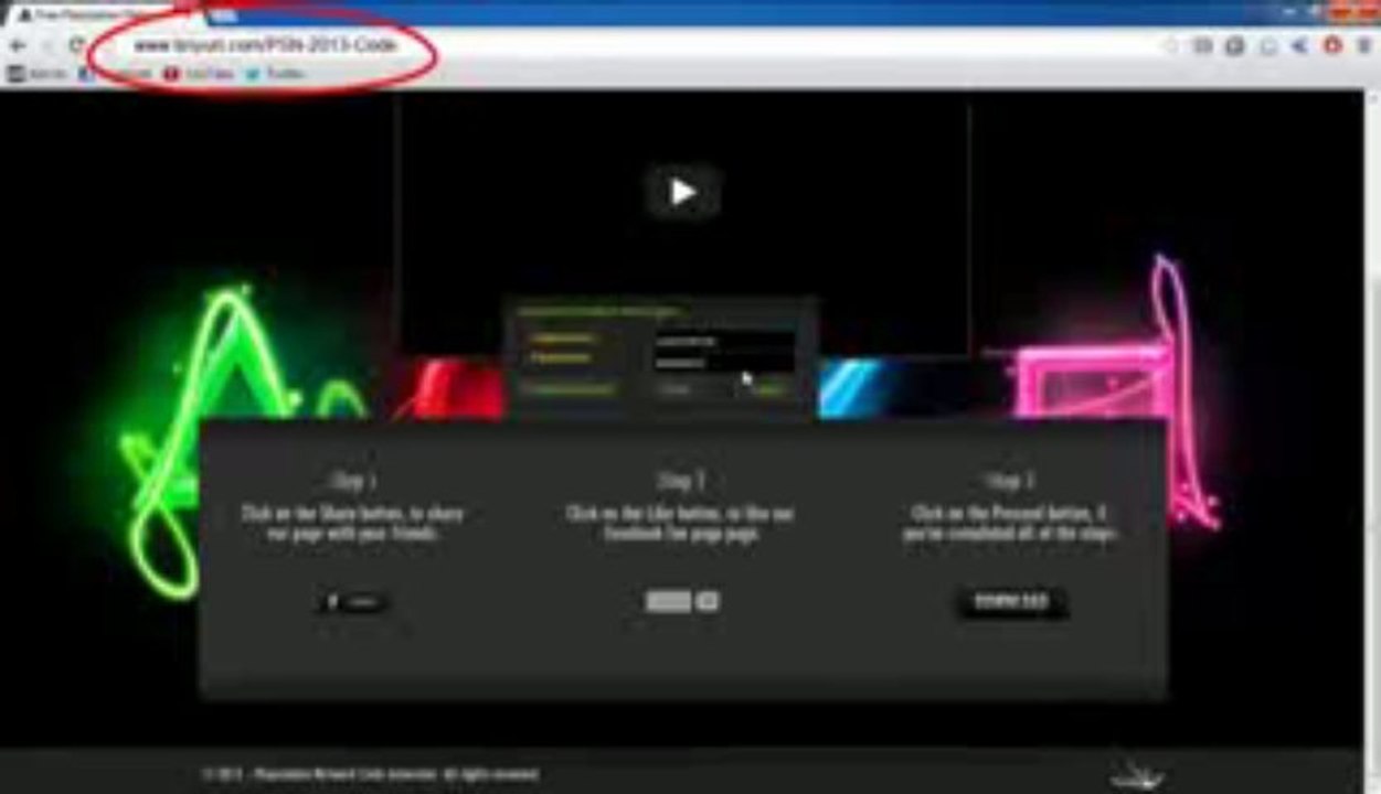 PSN Code Generator 2013 + PROOF! JULY update] (NO SURVEYS OR PASSWORDS!)