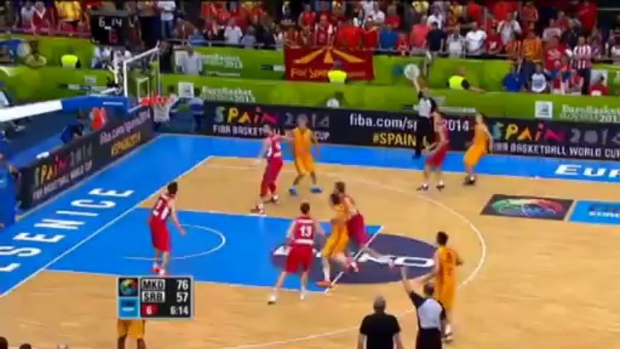 Highlights F.Y.R.M.-Serbia EuroBasket 2013