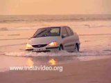 Enjoy Driving on the beach -  Kerala