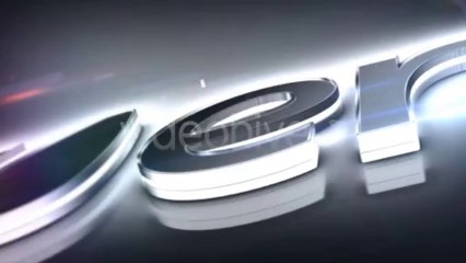 3d Stylish Chrome Energy Extrusion - After Effects Template