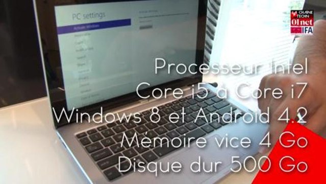 IFA 13 : Asus Zenbook et Transformer Book Trio