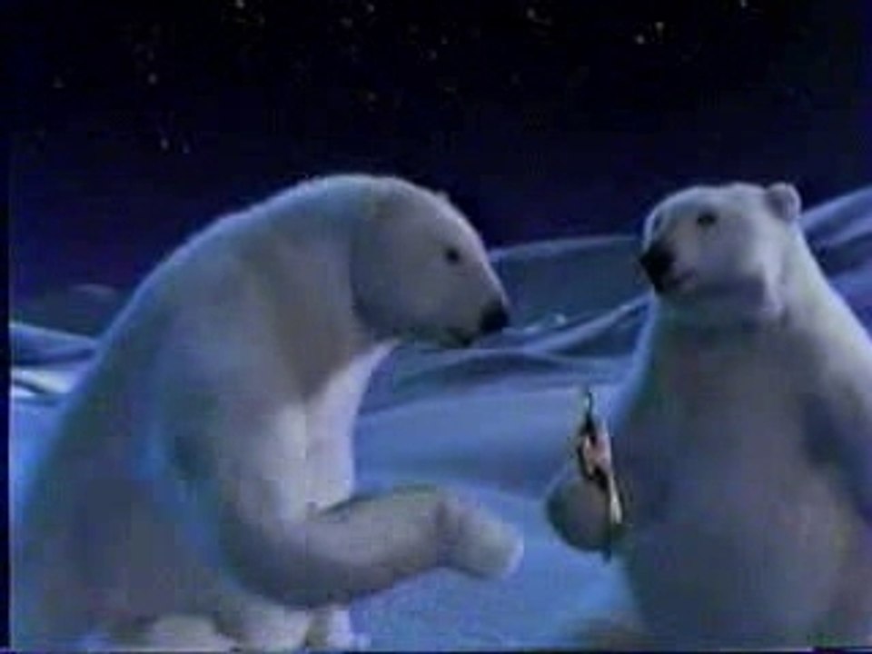 Pub Comique - Coca Cola (Ours glissade)