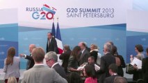 Syrie : Hollande a assuré que la France, en cas de frappe contre la Syrie, ne viserait que des cibles militaires