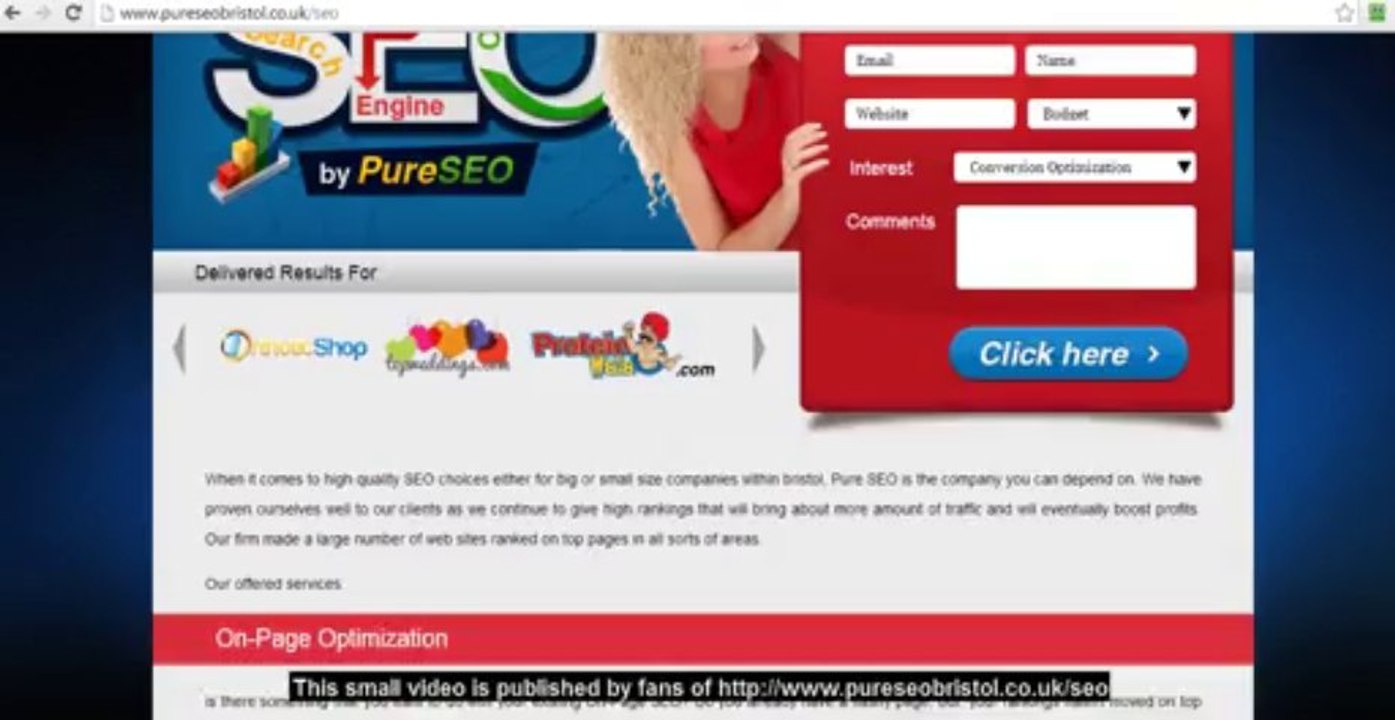 SEO Services in Bristol - Great Aid for Online Internet marketers