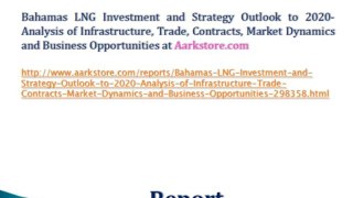 Bahamas LNG Investment and Strategy Outlook to 2020- Analysis of Infrastructure, Trade, Contracts, Market Dynamics and Business Opportunities