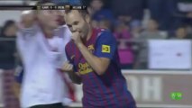 CE L'Hospitalet - FC Barcelona 0:1 (9.11.2011) Puchar Króla - 1/16 finału, 1. mecz