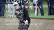 The Live Actions Of 2013 Golf Omega European Masters Sep 5 - Sep 8