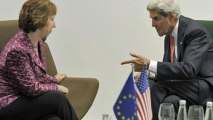 Kerry meets EU counterparts for Syria talks
