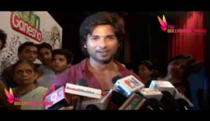 Shahid Kapoor Attend Launch Of Times Green Ganesha