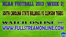 Watch South Carolina State Bulldogs vs Clemson Tigers Game Live Online Stream
