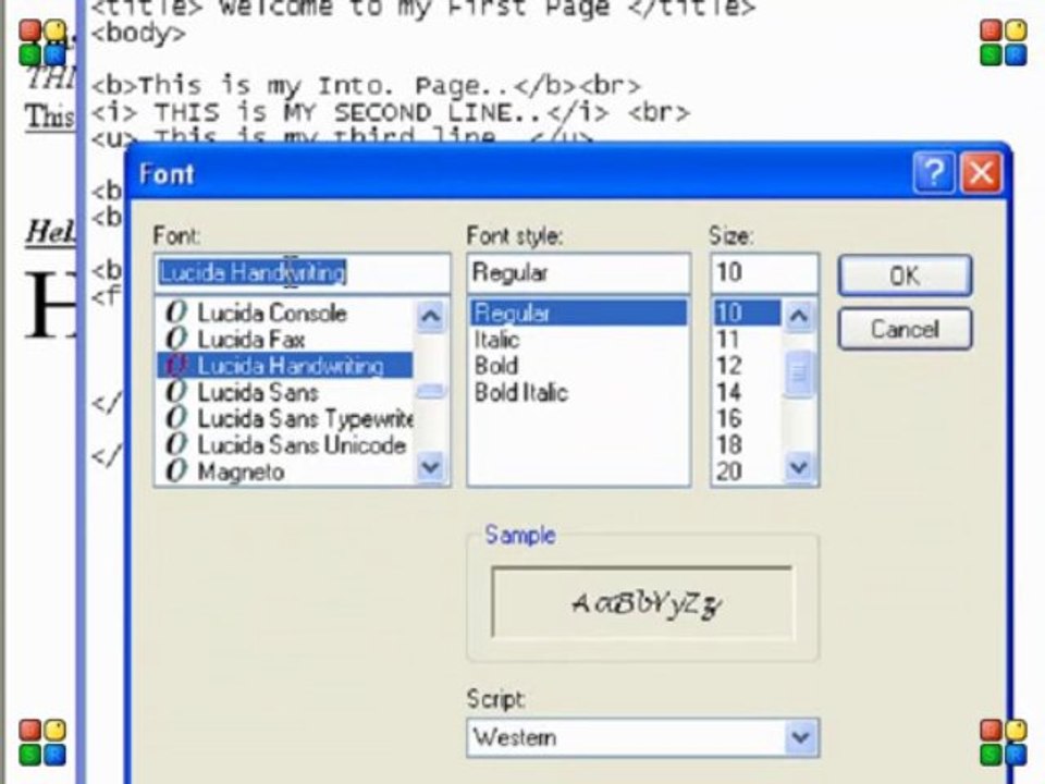 HTML Urdu Tutorials Part 3 by Irfan Wazir Ali