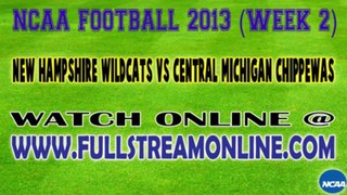 Watch New Hampshire vs Central Michigan Live NCAA College Football Streaming Online