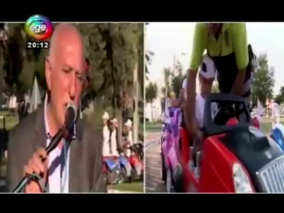 MİNİK SÜRÜCÜLER TRAFİK SERTİFİKALARINI BAŞKAN ÖMER TURGUT OĞUZ'UN ELİNDEN ALDI