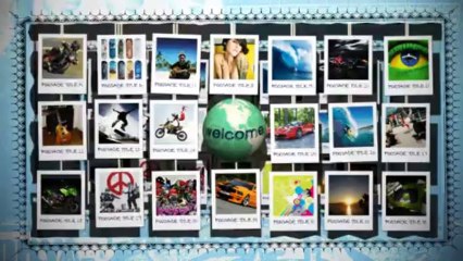 Paper Box Photo Portfolio Profile - After Effects Template