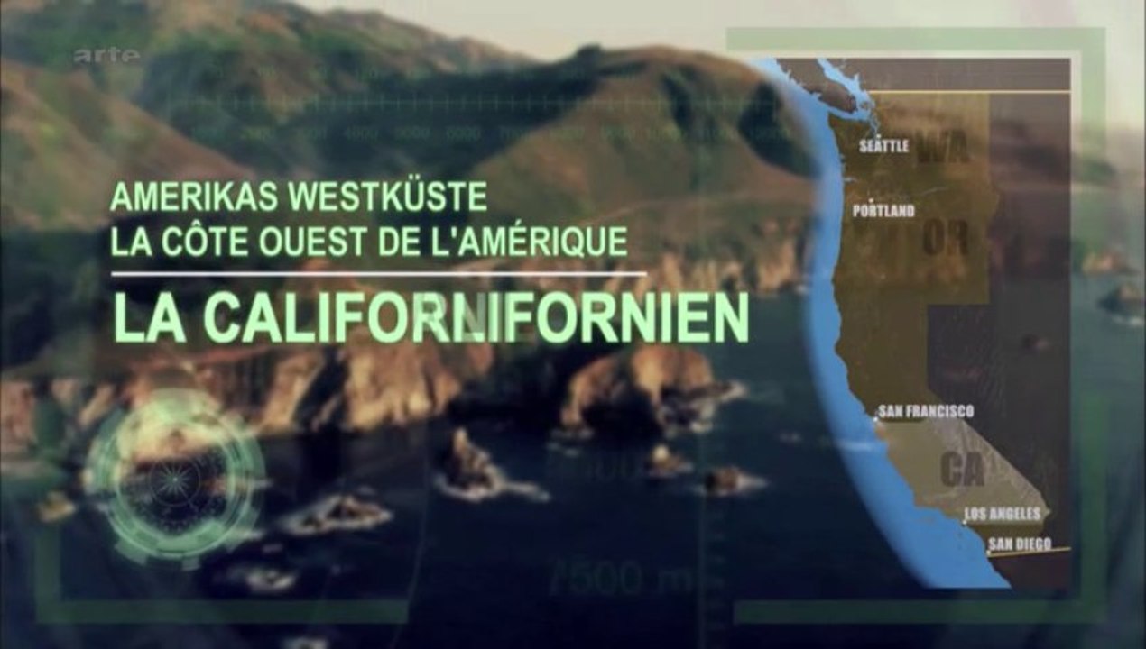 la côte ouest de l'amérique : la californie du centre