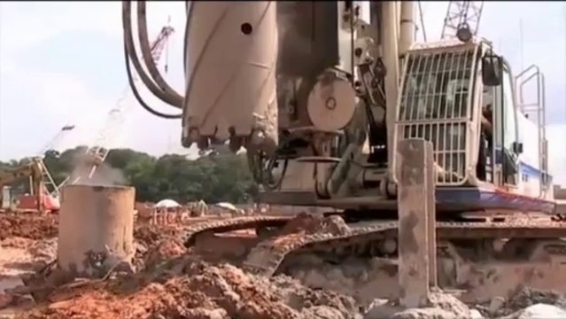 ERKE Dış Ticaret ltd., Soilmec SR-90 Piling Rig drilling G2 Granite - erkegroup.com