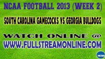Watch South Carolina Gamecocks vs Georgia Bulldogs Live Stream Online September 7, 2013