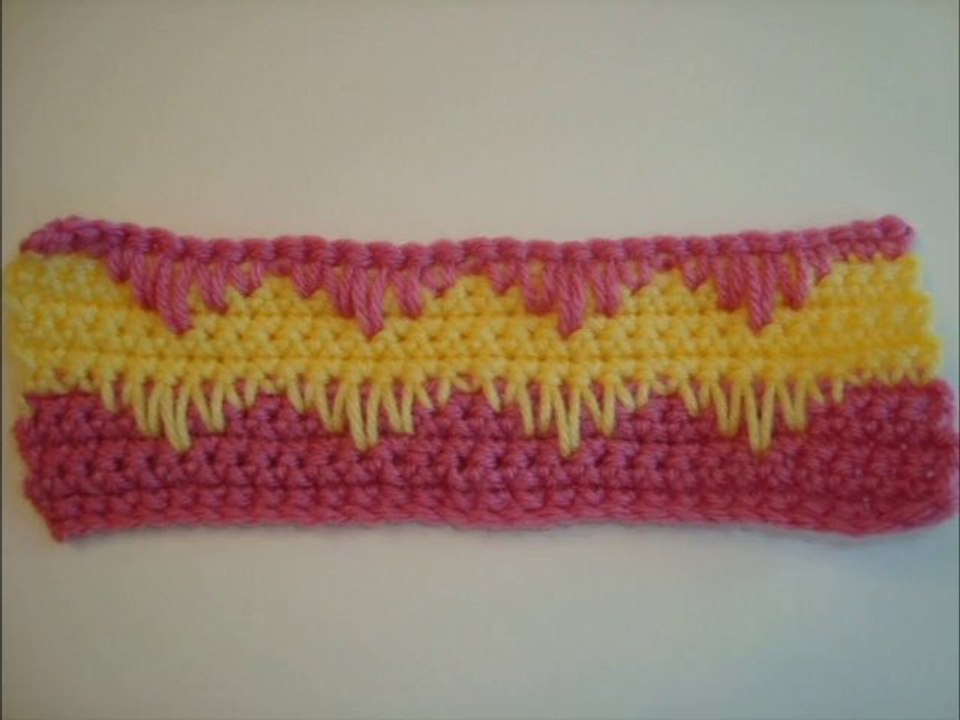 How to Crochet Spike Stitch Part 1