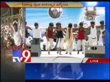 Cultural programs at Save Andhra Pradesh Sabha