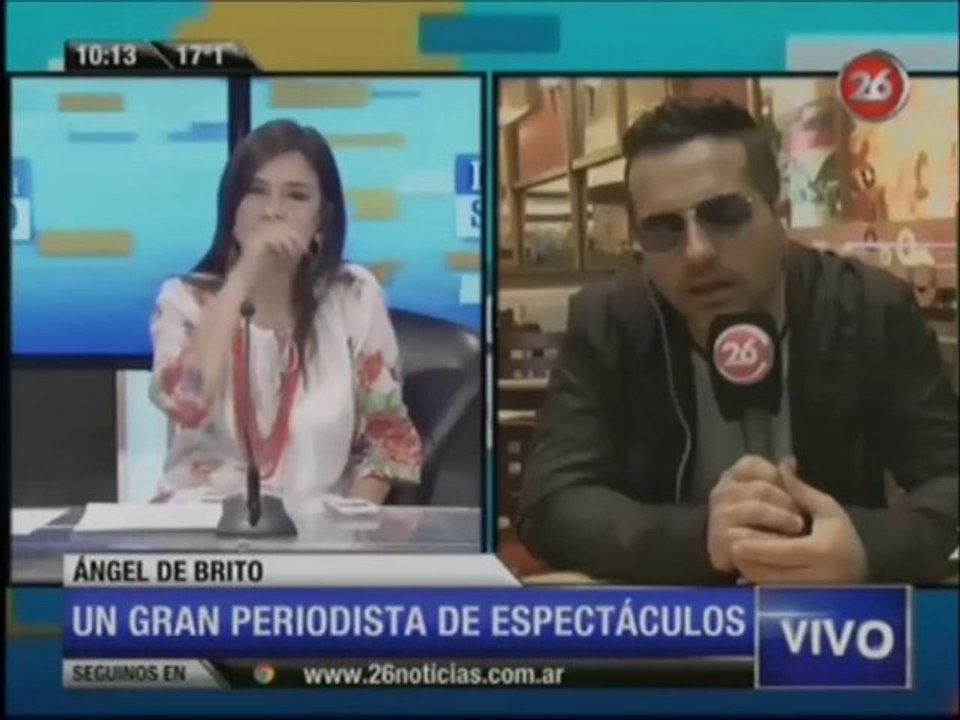 Angel De Brito en Canal 26