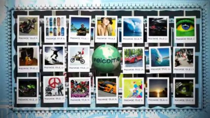 Paper Box Photo Portfolio Profile - After Effects Template