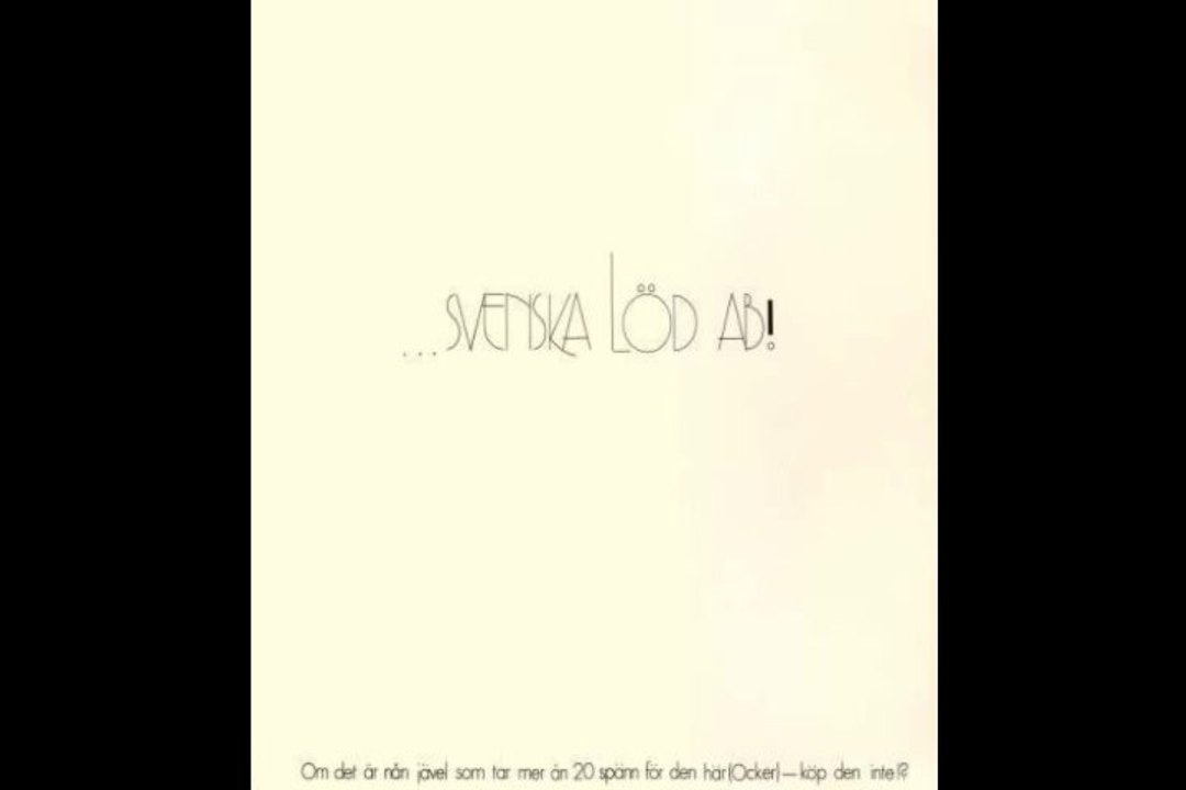 Svenska Lod AB! "Den Dan Vi Sket I Hugo Montene"1971 Swedish Funk Jazz