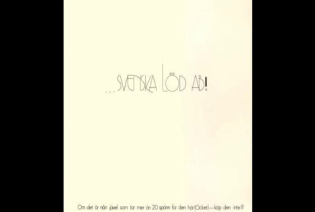 Svenska Lod AB! "Va Da Ra - Va E', Reo, De E' V"1971 Sweden Funky  Jazz.