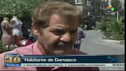 Sirios rechazan posible intervención militar de Estados Unidos