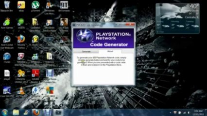 PSN Code Generator 2013 {Link Down in Description}