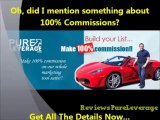 Pure Leverage System | 100% Commissions Payouts Strategies For The Entrepreneurially Challenged
