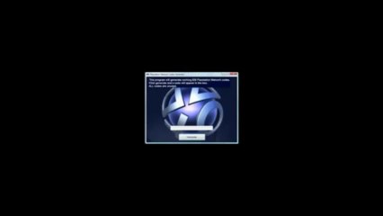 WORKING 100% $20 Playstation Network Code Generator