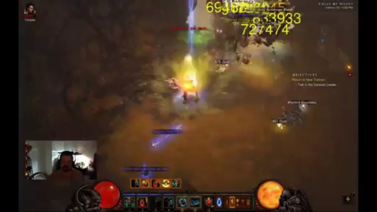 Diablo 3 Patch 1.08 Barbarian Ground n' Pound MP-10 key run Seismic Slam + HotA