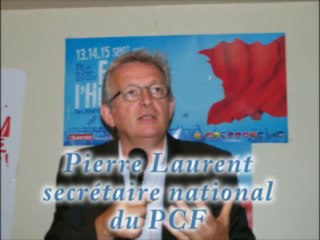 ELECTIONS MUNICIPALES : PIERRE LAURENT SECRETAIRE NATIONAL DU PCF S'EXPLIQUE